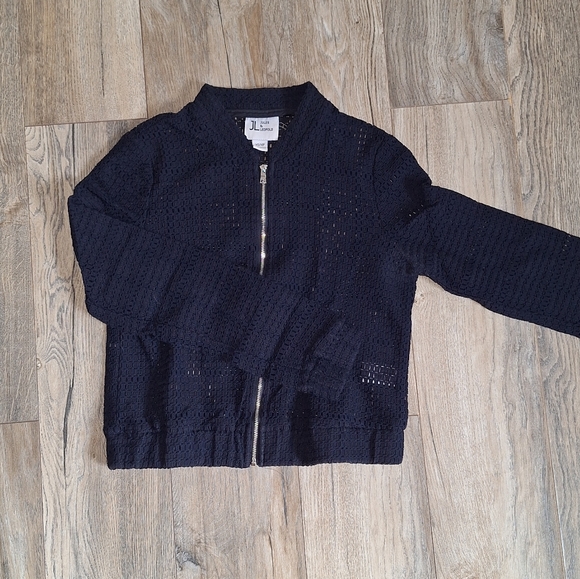 Navy See-through Jacket - Picture 5 of 7